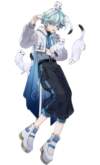 Chongyun full body illustration